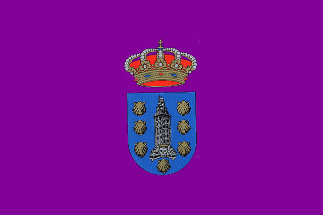 bandera de la coruña